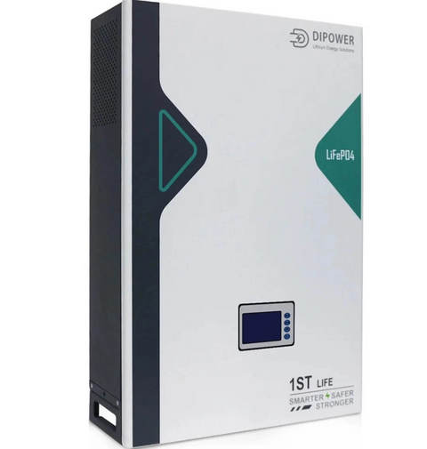 Акумулятор 5кв Dipower DDBGSG51100 LiFePO4, Wall Mounted 51,2V/100AH, 5120W*h 400110 фото