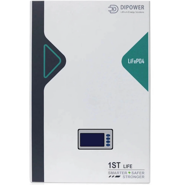 Акумулятор 5кв Dipower DDBGSG51100 LiFePO4, Wall Mounted 51,2V/100AH, 5120W*h 400110 фото