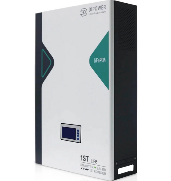 Акумулятор 5кв Dipower DDBGSG51100 LiFePO4, Wall Mounted 51,2V/100AH, 5120W*h 400110 фото